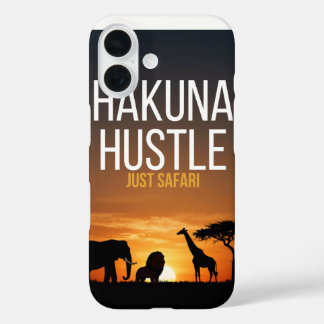 Funda iPhone 16 Hakuna Hustle Solo Safari