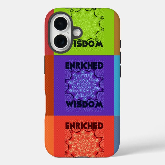Funda iPhone 16 Hakuna Matata Sabiduría Enriquecida (Reverso )