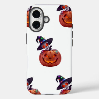 Funda iPhone 16 Halloween feliz - Halloween mágico de calabaza