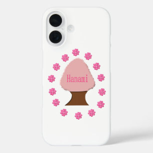 Funda iPhone 16 Hanami Cerezo Japonés