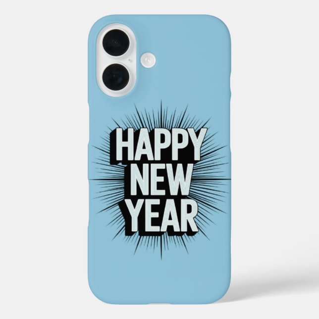 Funda iPhone 16 Happy New Year (Reverso )