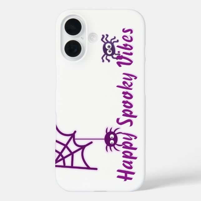 Funda iPhone 16 🕸️ Happy Spooky Spider (Reverso )