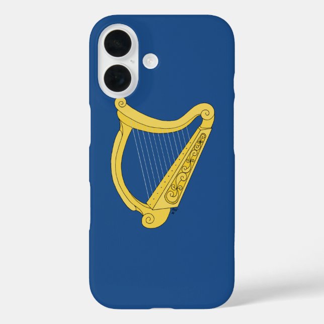 Funda iPhone 16 Harp irlandés (Reverso )