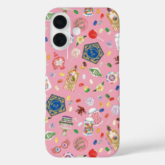 Funda iPhone 16 HARRY POTTER™ | Ranas de chocolate y patrón de dul