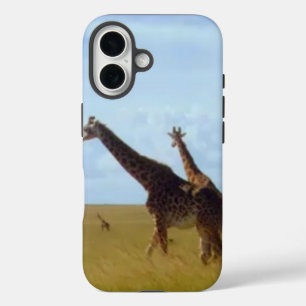 Funda iPhone 16 Hazlo jirafas de safari africano keniano