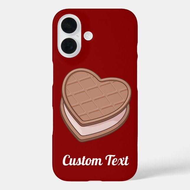Funda iPhone 16 Heart Biscuit (Reverso )