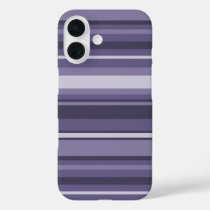 Funda iPhone 16 Heather rayas púrpuras