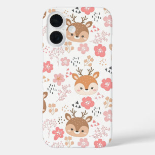 Funda iPhone 16 Hedgehog de arte folclórico caprichoso para guarde