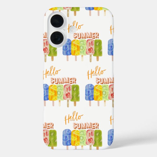 Funda iPhone 16 helado de verano (Reverso )