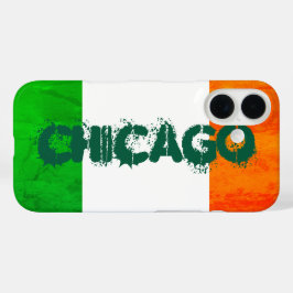 Funda iPhone 16 Herencia irlandesa americana de Chicago - Día de S
