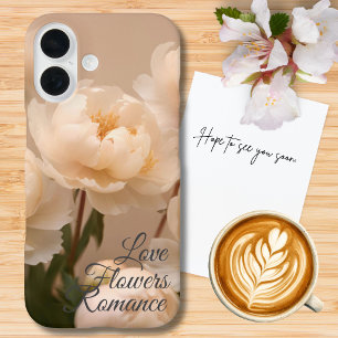 Funda iPhone 16 Hermosa foto de flores románticas para ella
