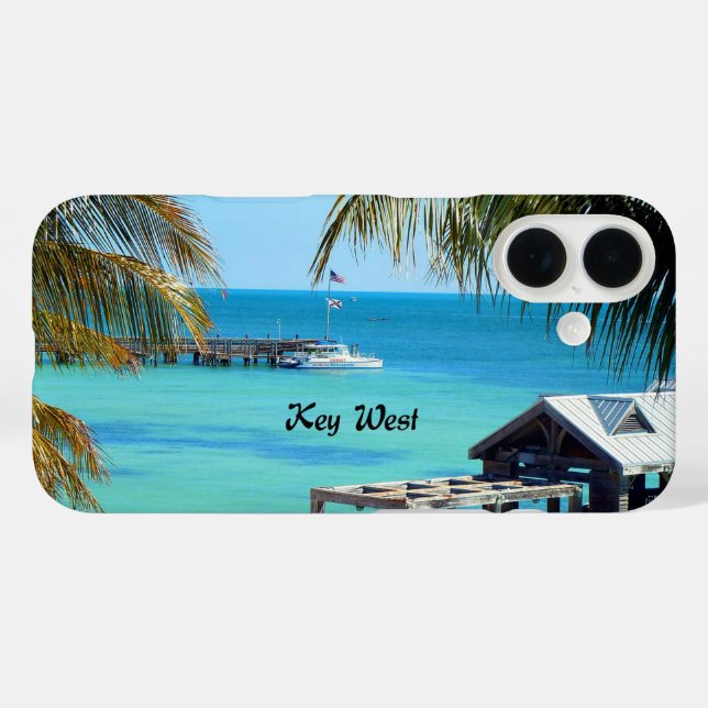 Funda iPhone 16 Hermosa llave oeste (Reverso (Horizontal))