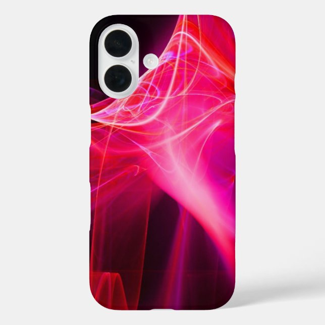 FUNDA iPhone 16 HERRAMIENTAS FRACTALES EN ROJO ROJO PURPLE (Reverso )