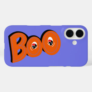Funda iPhone 16 Hey Boo Te Asusté Tipografía Dibujando Arte