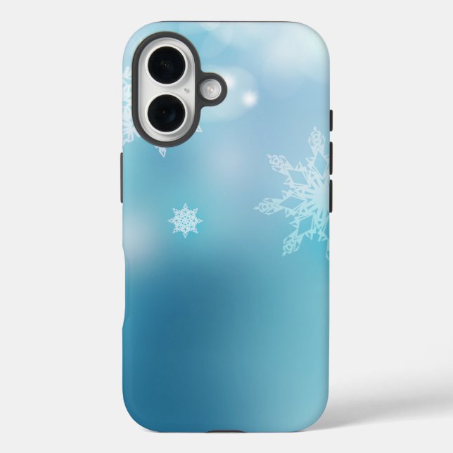 Funda iPhone 16 Hielo y nieve texturados (Reverso )
