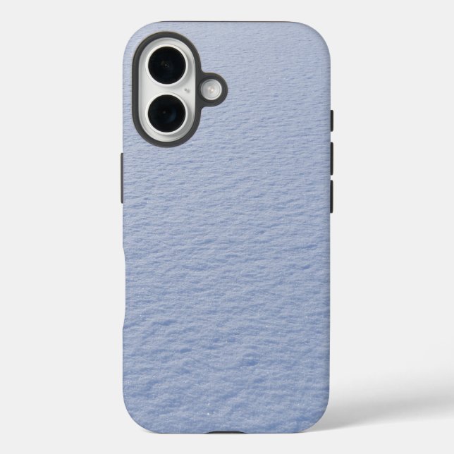 Funda iPhone 16 Hielo y nieve texturados (Reverso )