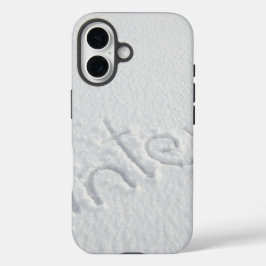 Funda iPhone 16 Hielo y nieve texturados