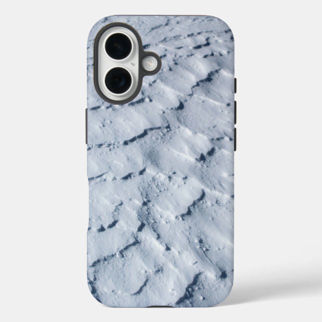 Funda iPhone 16 Hielo y nieve texturados (Reverso )