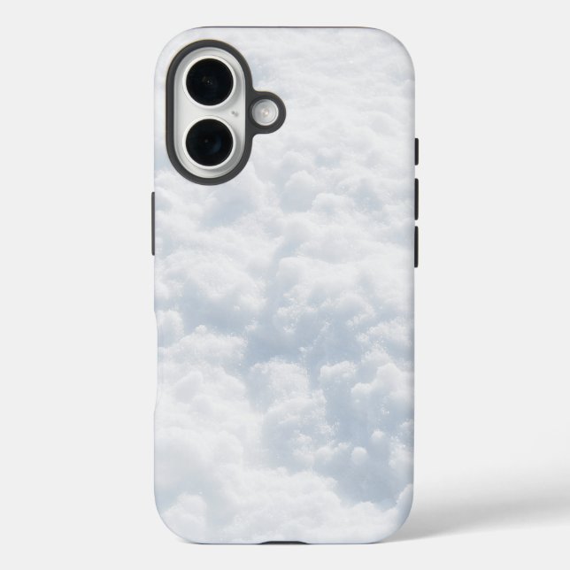 Funda iPhone 16 Hielo y nieve texturados (Reverso )
