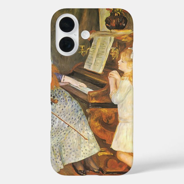 Funda iPhone 16 Hijas de Mendes de Catulle por Pierre Renoir (Reverso )
