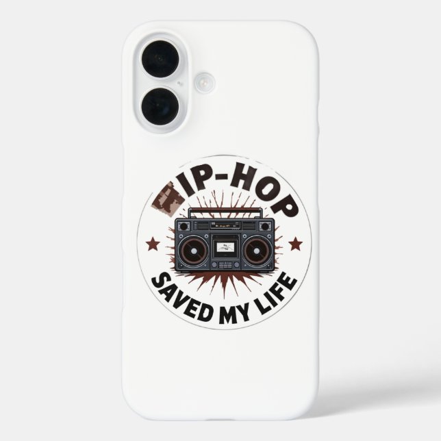 Funda iPhone 16 Hip-Hop Me Salvó La Vida (Reverso )