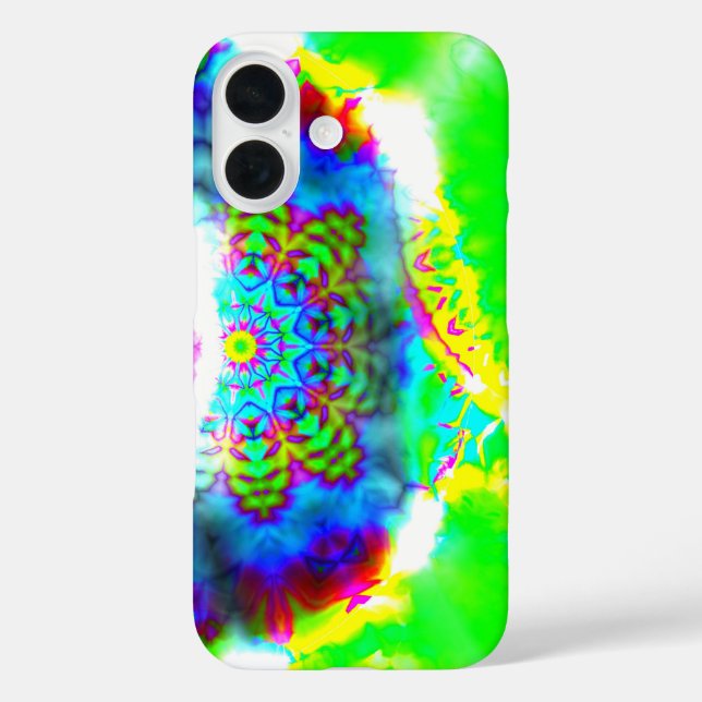 Funda iPhone 16 Hippie Tie Dye (Reverso )