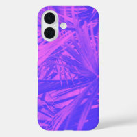 Hoja Botánica Tropical Ombre Púrpura Rosa
