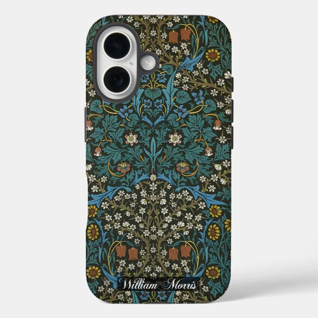Funda iPhone 16 Hoja de Papel Pintado - William Morris (Reverso )