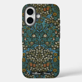 Funda iPhone 16 Hoja de papel - William Morris