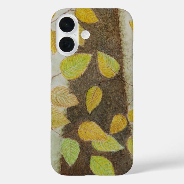 Funda iPhone 16 Hojas (Reverso )
