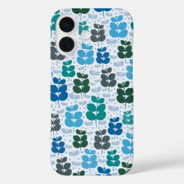 Funda iPhone 16 Hojas azules