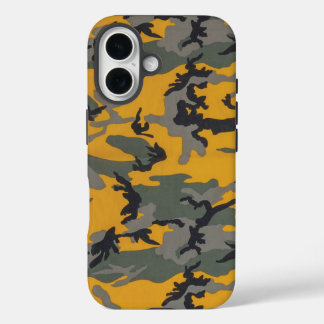 Funda iPhone 16 Hola Camo Amarillo