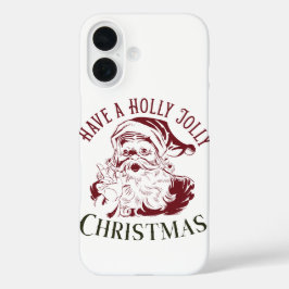 Funda iPhone 16 Holly Jolly Vintage Christmas