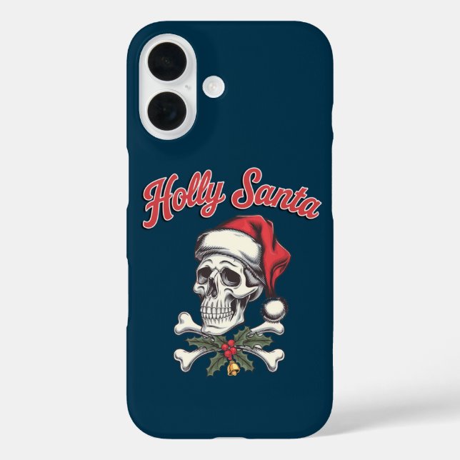Funda iPhone 16 Holly Skull (Reverso )