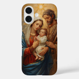 Funda iPhone 16 Holy Family Christmas Phone Case For Faithful Holi