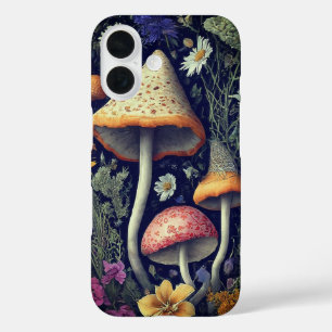 Funda iPhone 16 Hongos boscosos encantados