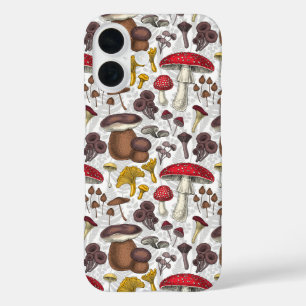 Funda iPhone 16 Hongos silvestres