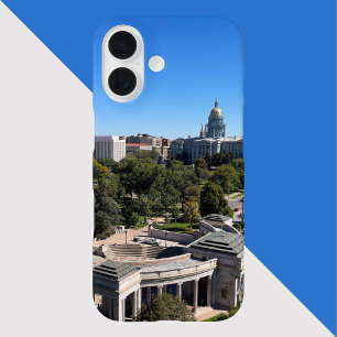Funda iPhone 16 Horizonte de Denver Colorado edificio del Capitoli