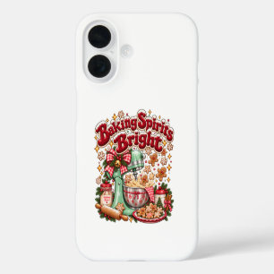 Funda iPhone 16 Horneando Espíritus Brillantes Retro Pan de Jengib