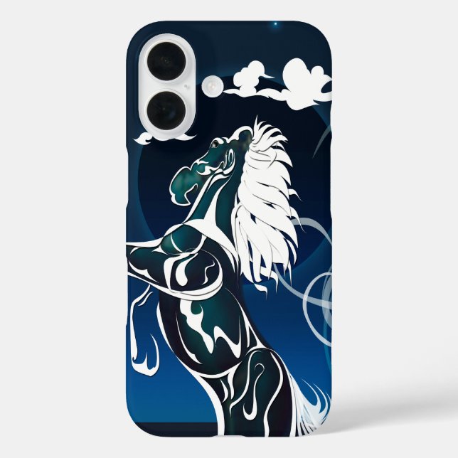 Funda iPhone 16 Horse Spirit BLACK HOLE SUN (Reverso )