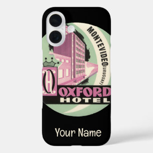 Funda iPhone 16 Hotel Oxford, Montevideo, Uruguay, Viajes Antiguos