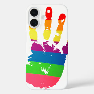 Funda iPhone 16 Huella de arco iris