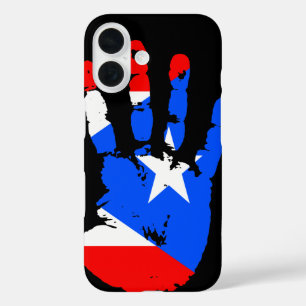 Funda iPhone 16 Huella electrónica de Puerto Rico