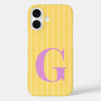 Hueso de arenisca amarillo elegante Chevron ZigZag