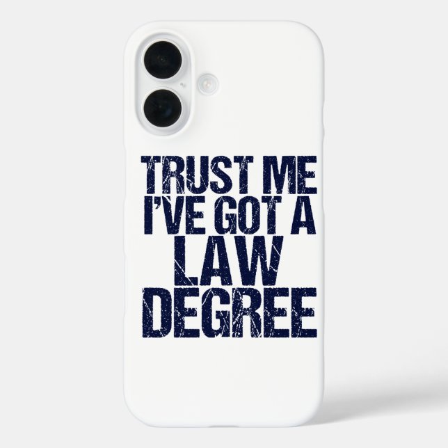 Funda iPhone 16 Humor del abogado de Trust Me (Reverso )