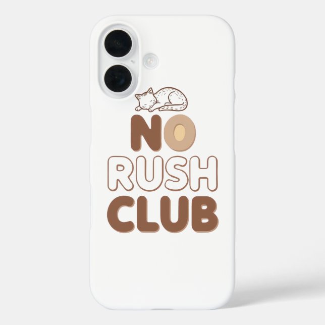Funda iPhone 16 Humorous Slow Living and Lazy Day (Reverso )