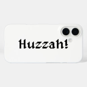 Funda iPhone 16 ¡Huzzah de 8 bits!