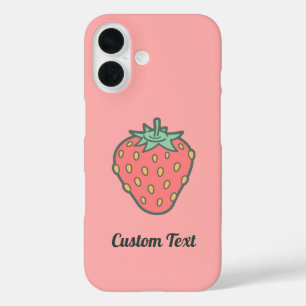 Funda iPhone 16 Icono de fresa