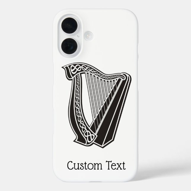 Funda iPhone 16 Icono de Harp (Reverso )