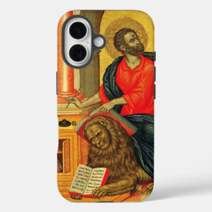 Funda iPhone 16 icono ortodoxo de San Marcos el Evangelista